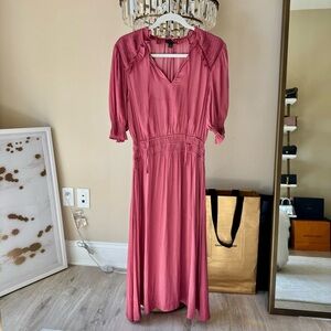 Current Air Pink Long Sleeve Dress